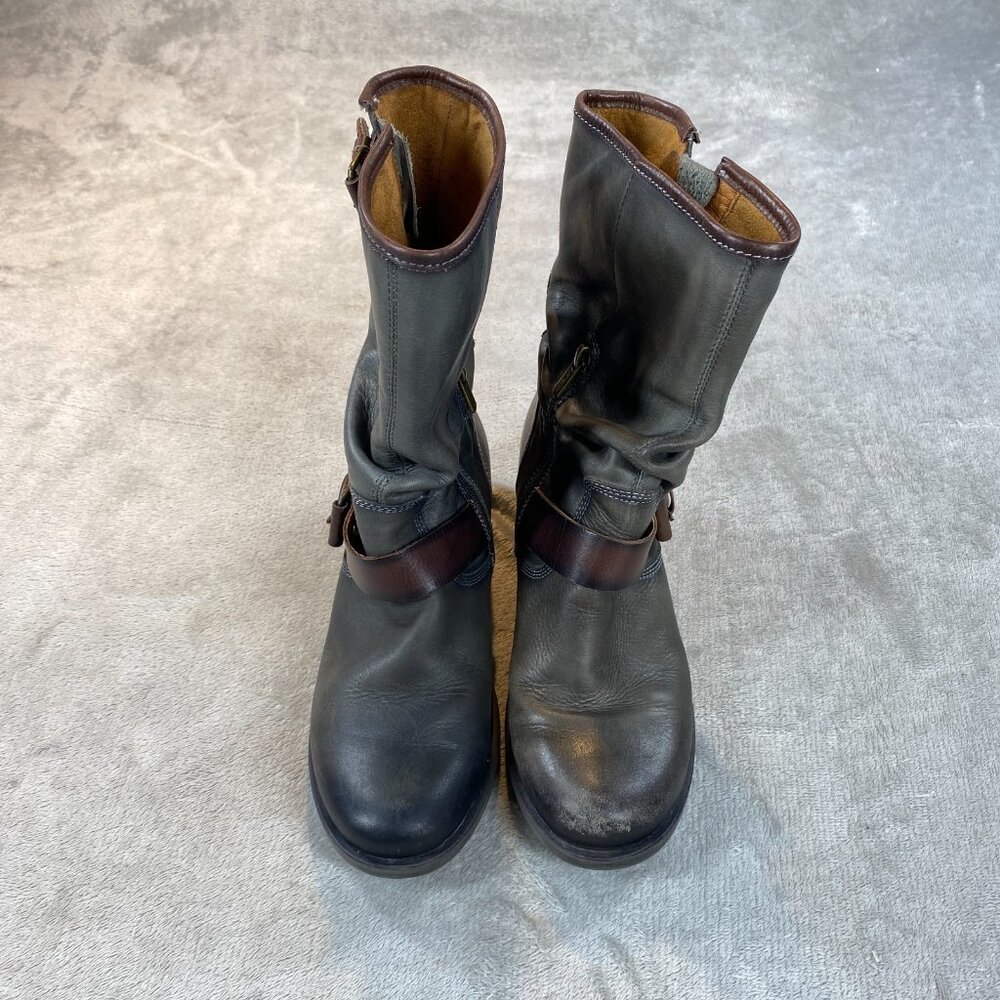 Pikolinos Le Mans Ankle Boots Womens 37 Gray Leather Mountain Hiking Outdoor - Picture 3 of 14